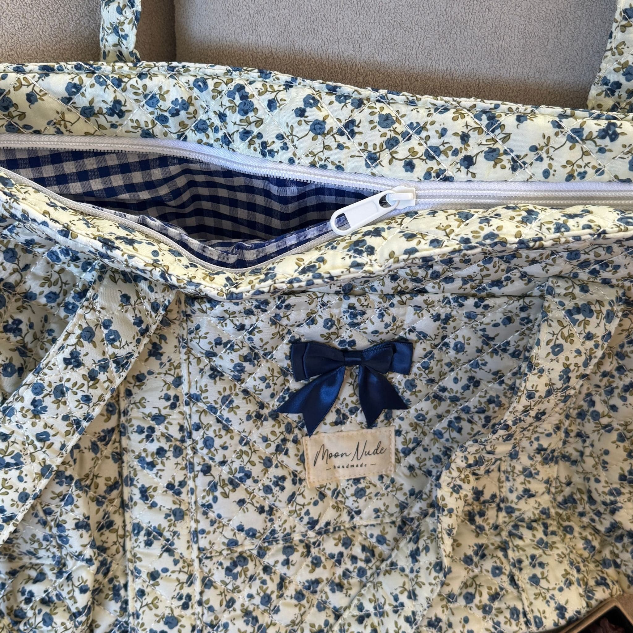 Moon Nude Spring Tote Bag