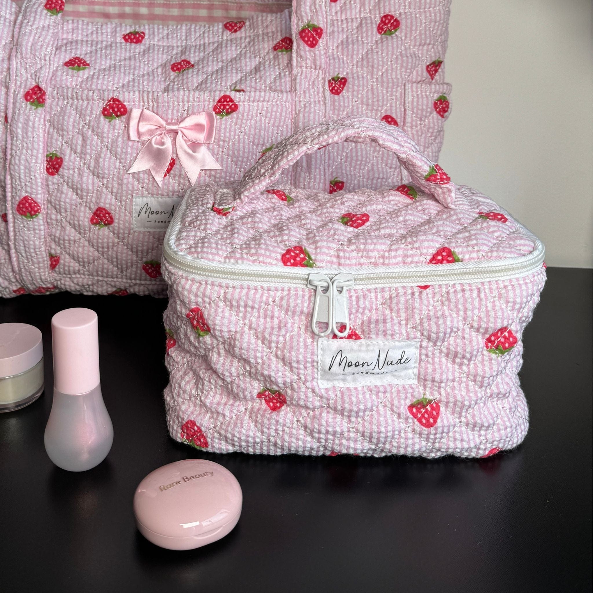 Moon Nude Strawberry Vanity Bag