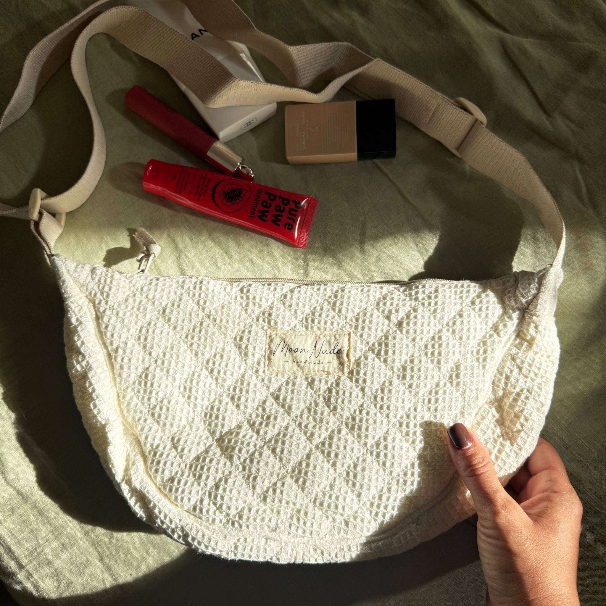 Moon Nude Cream Mini Shoulder Bag