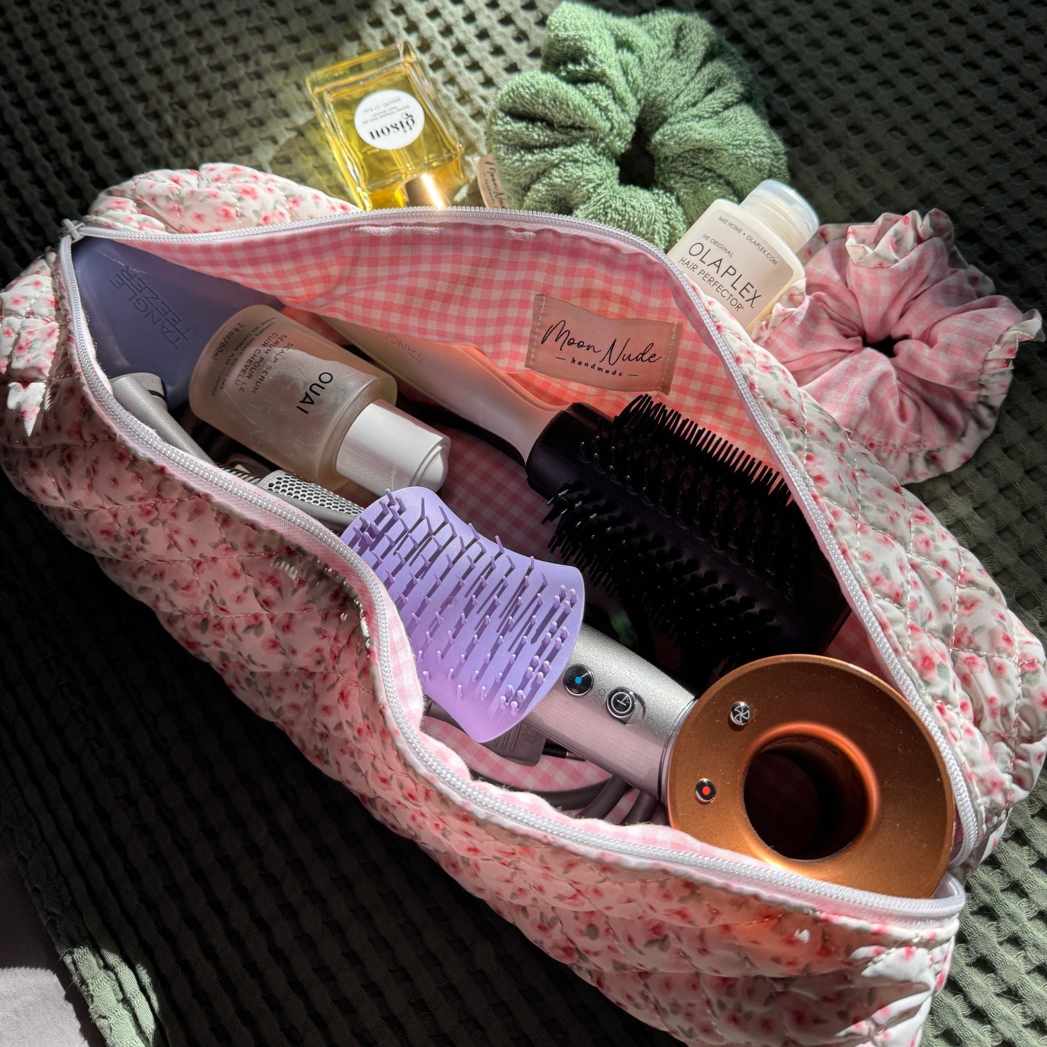 Moon Nude Peony Hair Tool Bag